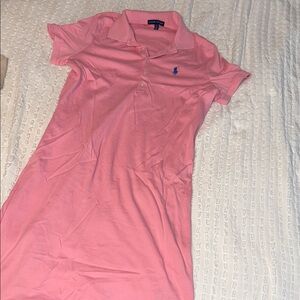 Ralph Lauren Pink Polo Shirt Dress